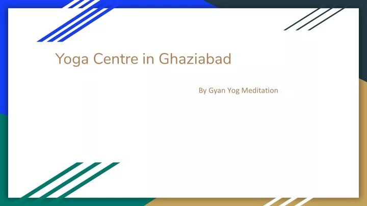 yoga centre in ghaziabad