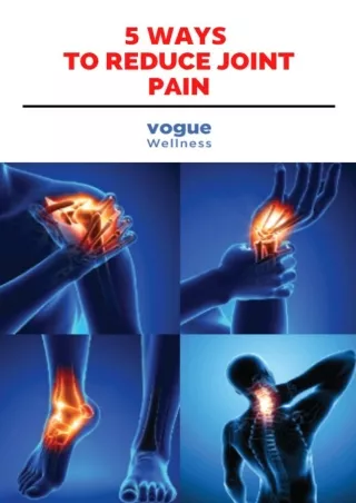 [PDF] 5 Ways to Reduce Joint Pain
