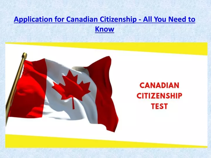 application for canadian citizenship all you need