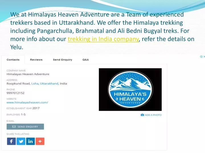 we at himalayas heaven adventure are a team