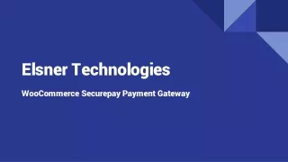 elsner technologies