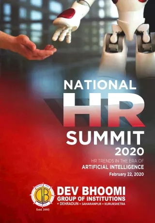 National HR SUMMIT – 2020 HR trends in the era of Artificial Intelligence