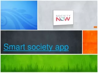 s mart society app