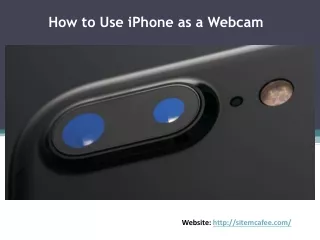 how to use iphone as a webcam