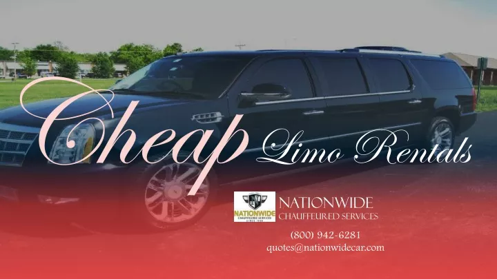 cheap limo rentals