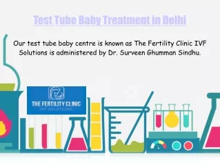 Test Tube Baby Treatment in Delhi