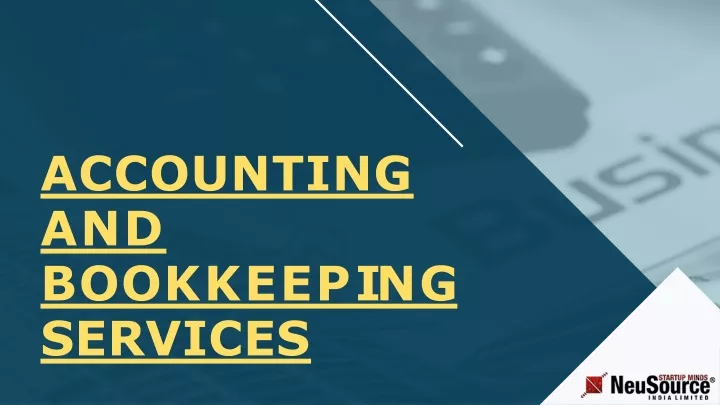 accounting and b oo kk ee p i n g services