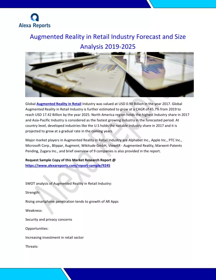 augmented reality in retail industry forecast