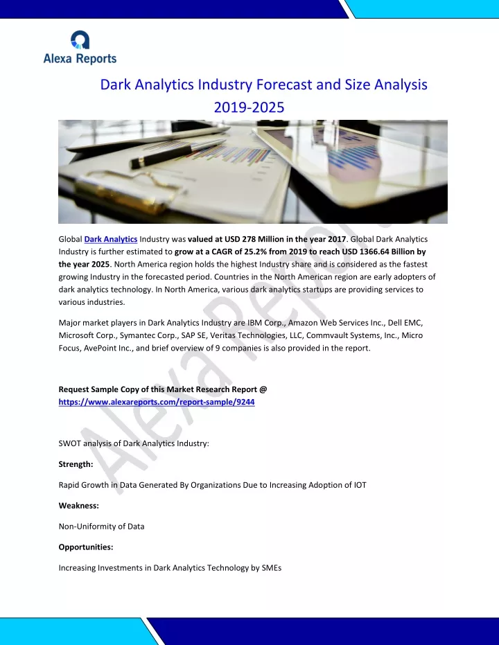 dark analytics industry forecast and size