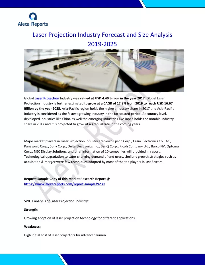 laser projection industry forecast and size