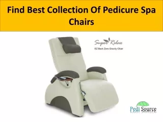 Find Best Collection Of Pedicure Spa Chairs