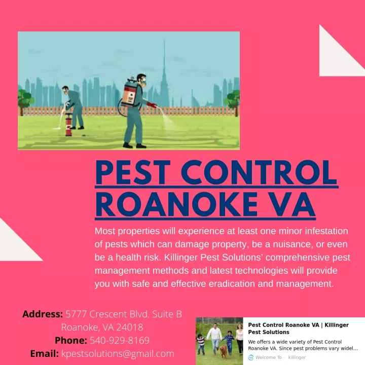 pest control roanoke va most properties will