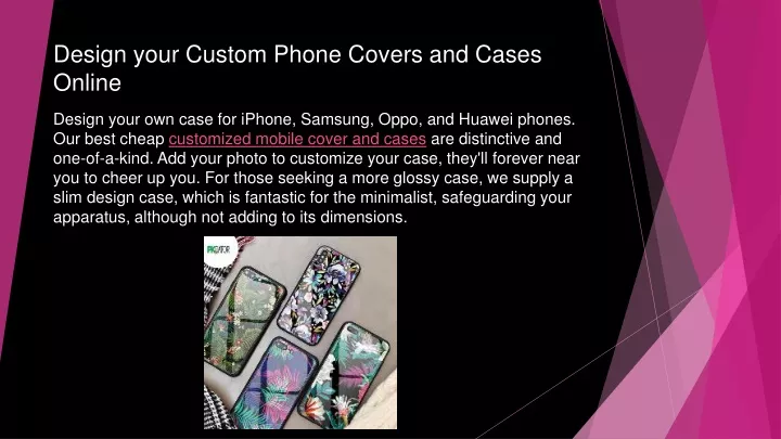 design your custom phone covers and cases online