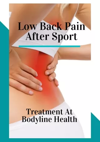 Low Back Pain After Sports