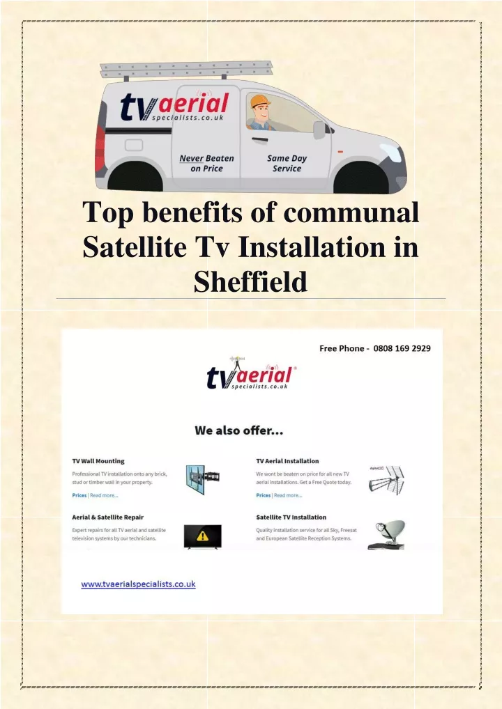 top benefits of communal satellite