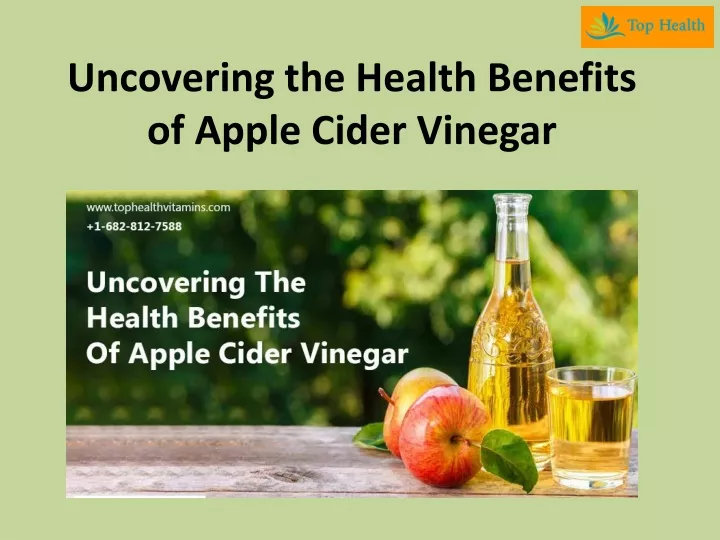 uncovering the health benefits of apple cider