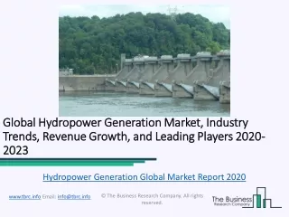global global hydropower generation hydropower