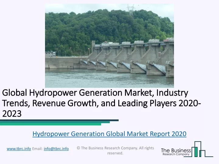global global hydropower generation hydropower