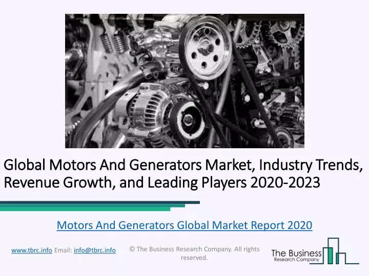 global global motors and generators motors
