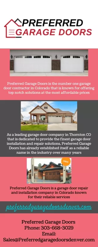 preferred garage doors is the number one garage