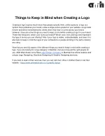 Things to Keep in Mind when Creating a Logo - slide 1