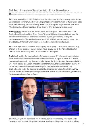 sid roth interview session with erick stakelbeck