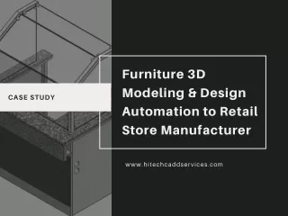 furniture 3d modeling design automation to retail