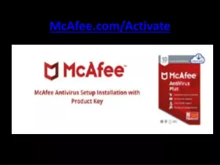 mcafee com activate