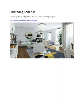 find bolig i odense