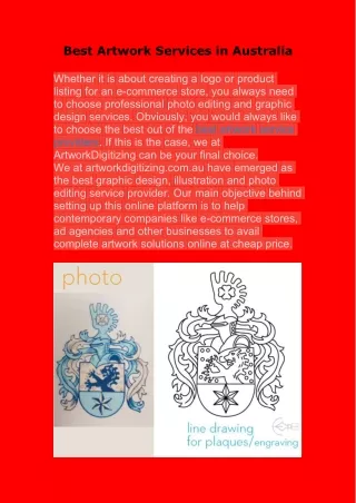 best artwork services in australia
