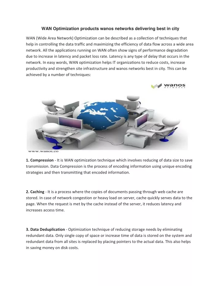 wan optimization products wanos networks