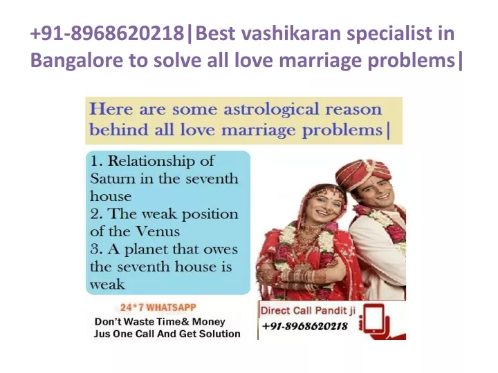 91 8968620218 best vashikaran specialist in bangalore to solve all love marriage problems