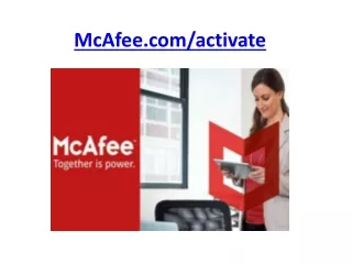 mcafee com activate