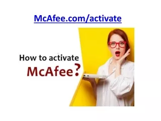 mcafee com activate