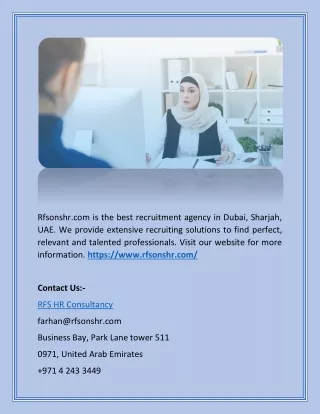 rfsonshr com is the best recruitment agency