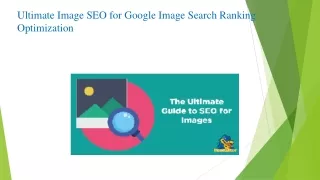 Ultimate Image SEO for Google Image Search Ranking Optimization