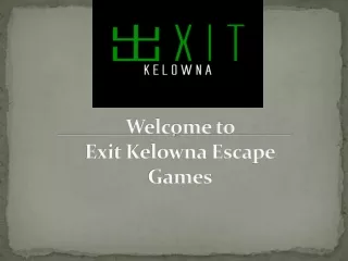 Escape Games Kelowna