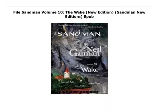 File Sandman Volume 10: The Wake (New Edition) (Sandman New Editions) Epub
