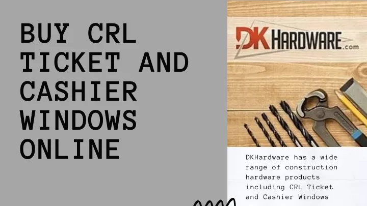 buy crl ticket and cashier windows online