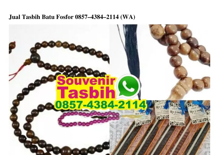 jual tasbih batu fosfor 0857 4384 2114 wa