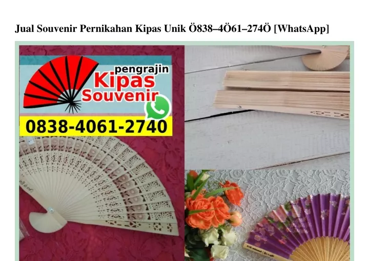 jual souvenir pernikahan kipas unik