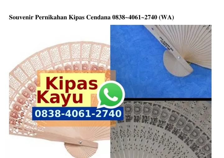 souvenir pernikahan kipas cendana 0838 4061 2740