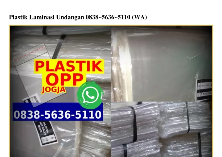 plastik laminasi undangan 0838 5636 5110 wa