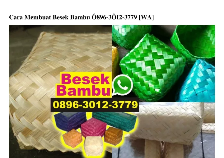 cara membuat besek bambu 896 3 i2 3779 wa