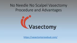 No Needle No Scalpel Vasectomy | Vasectomy Melbourne