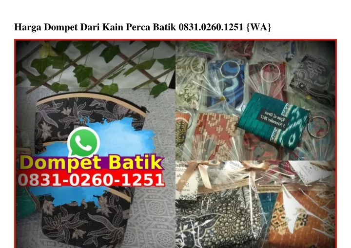 harga dompet dari kain perca batik 0831 0260 1251