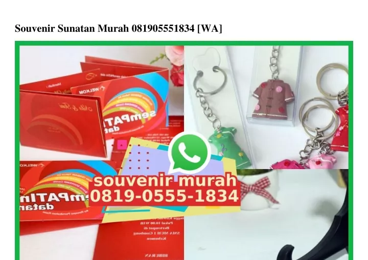 souvenir sunatan murah 081905551834 wa