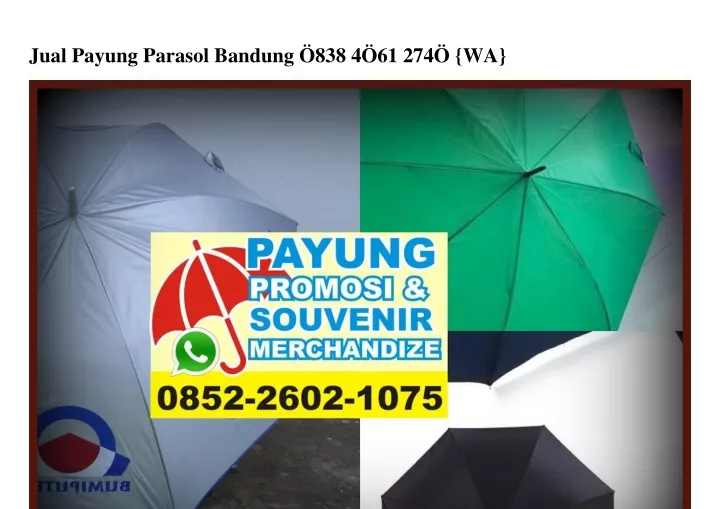 jual payung parasol bandung 838 4 61 274 wa