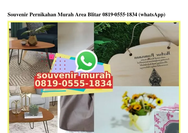 souvenir pernikahan murah area blitar 0819 0555