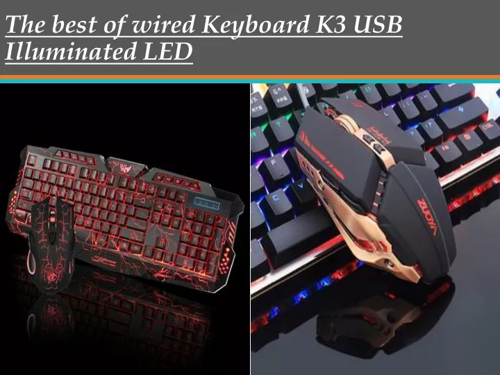 the best of wired keyboard k3 usb illuminated led